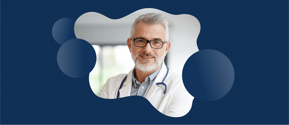 Photograph of a male doctor