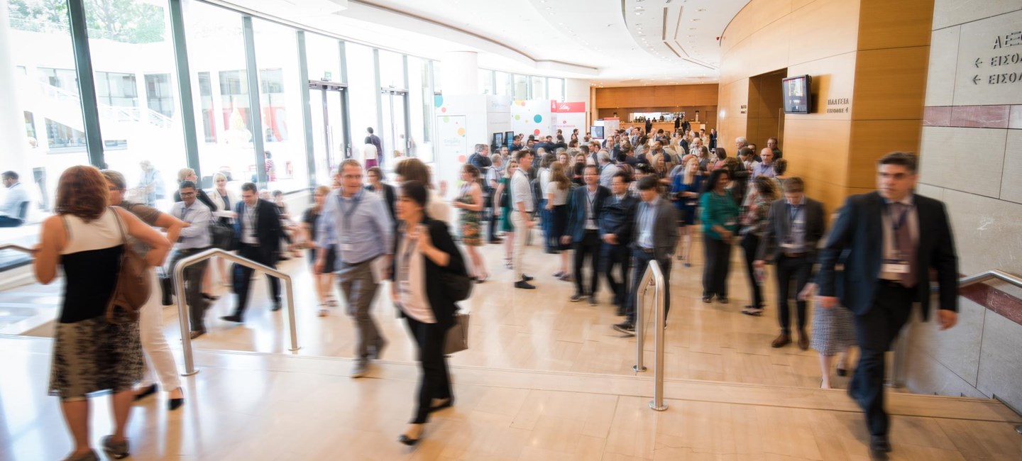 Conference crowd